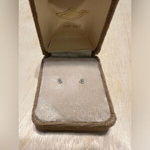 Vintage Trubrite 14k Gold Earings